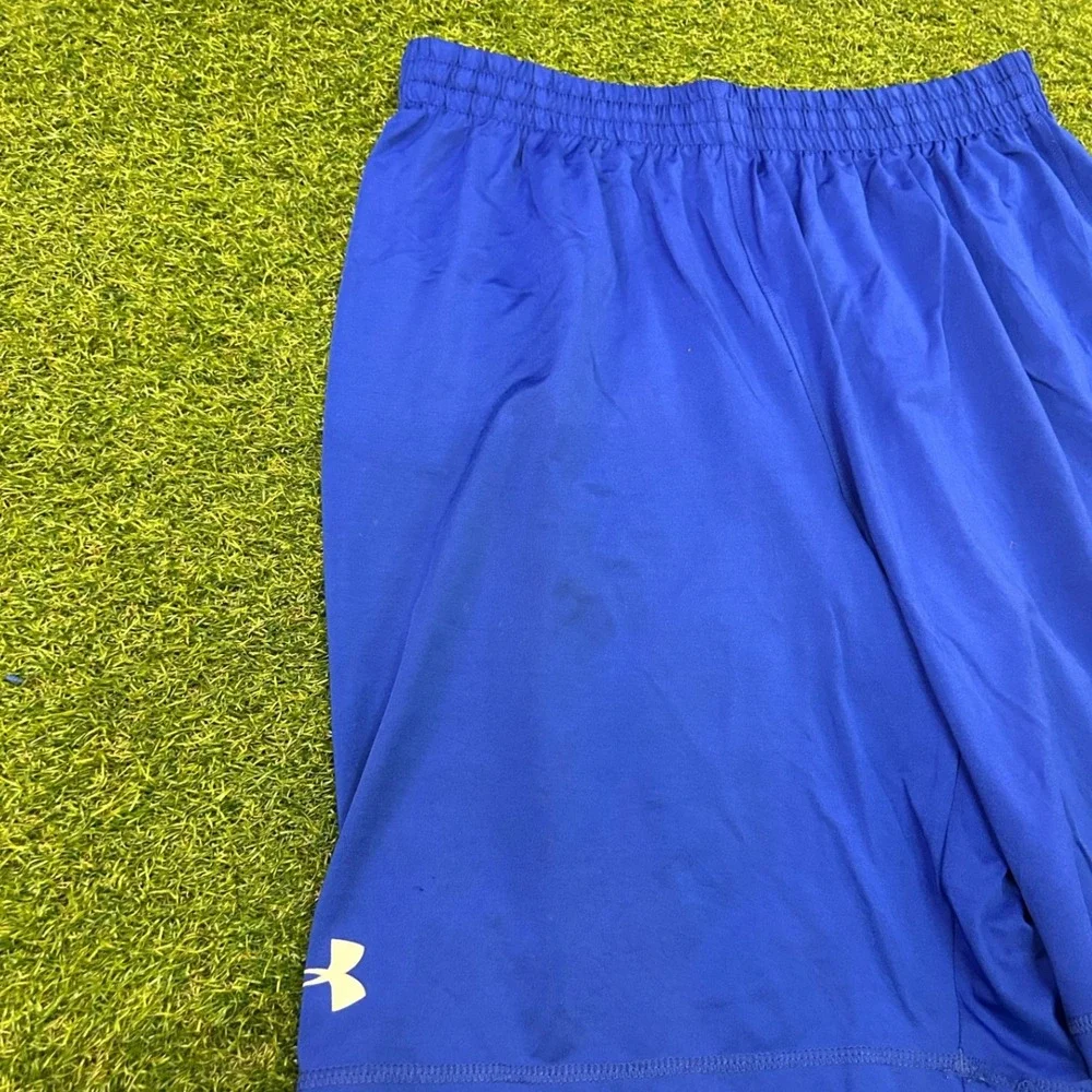 Under Armour Fork Union Military Academy HeatGear Shorts Blue Youth XL YXL
